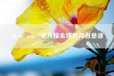 慈利第九枚金牌获得者是谁