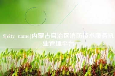 慈利内蒙古自治区消防技术服务执业管理平台
