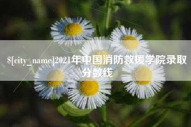 慈利2021年中国消防救援学院录取分数线