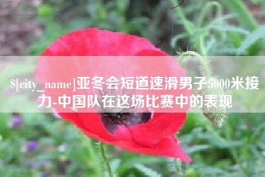 慈利亚冬会短道速滑男子5000米接力-中国队在这场比赛中的表现