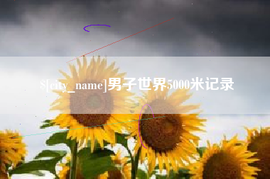慈利男子世界5000米记录