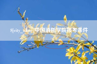 慈利中国消防学院报考条件
