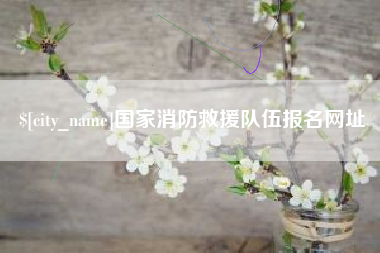 慈利国家消防救援队伍报名网址