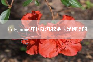 慈利中国第九枚金牌是谁得的