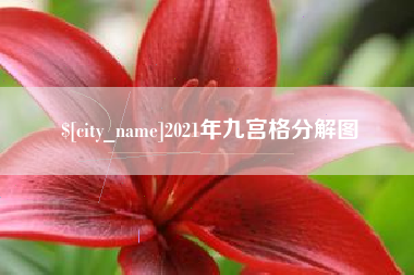 慈利2021年九宫格分解图