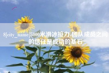 慈利5000米滑冰接力-团队成员之间的信任是成功的基石