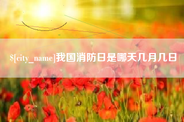 慈利我国消防日是哪天几月几日