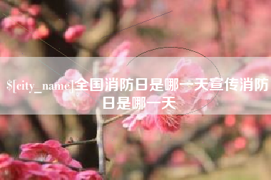 慈利全国消防日是哪一天宣传消防日是哪一天