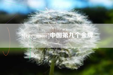 慈利中国第九个金牌