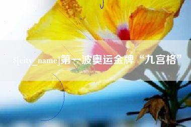 慈利第一波奥运金牌“九宫格”