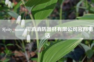 慈利川消消防器材有限公司官网电话