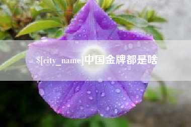 慈利中国金牌都是啥