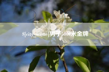 慈利男子5000米金牌