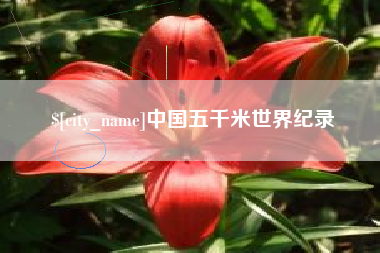 慈利中国五千米世界纪录