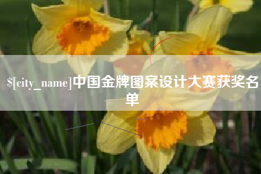 慈利中国金牌图案设计大赛获奖名单