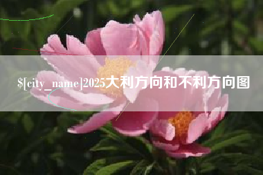 慈利2025大利方向和不利方向图