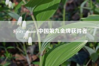 慈利中国第九金牌获得者