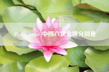 慈利中国六块金牌分别是