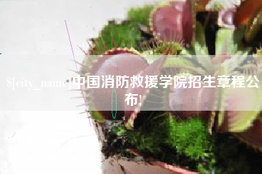 慈利中国消防救援学院招生章程公布!