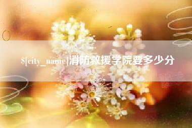 慈利消防救援学院要多少分